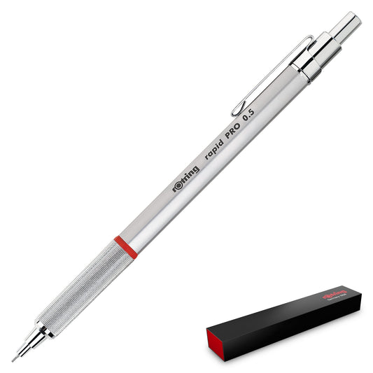 Rotring Rapid Pro Chrome Mechanical Pencil with 0.5mm lead