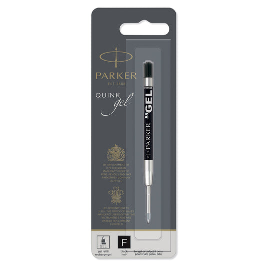 Parker Gel Pen Refill Fine Tip 0.55 mm Black Ink