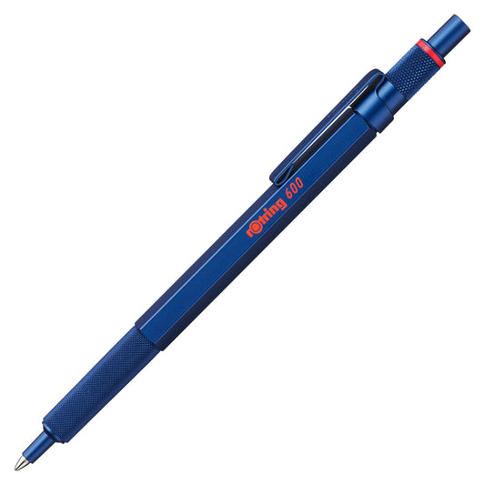 Rotring 600 Blue Ballpoint Pen