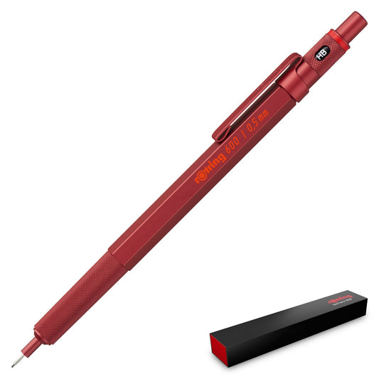 Rotring 600 Mechanical Pencil in Red 0.5mm