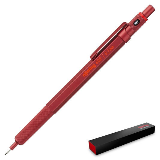 Rotring 600 Mechanical Pencil in Red 0.7mm