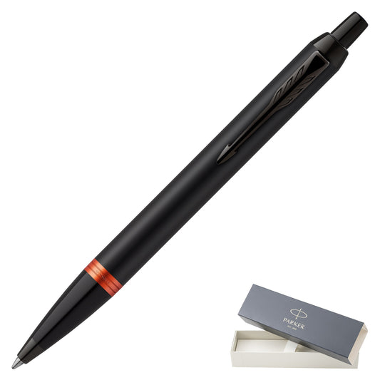 Parker IM Flaming Orange Ring Ballpoint Pen