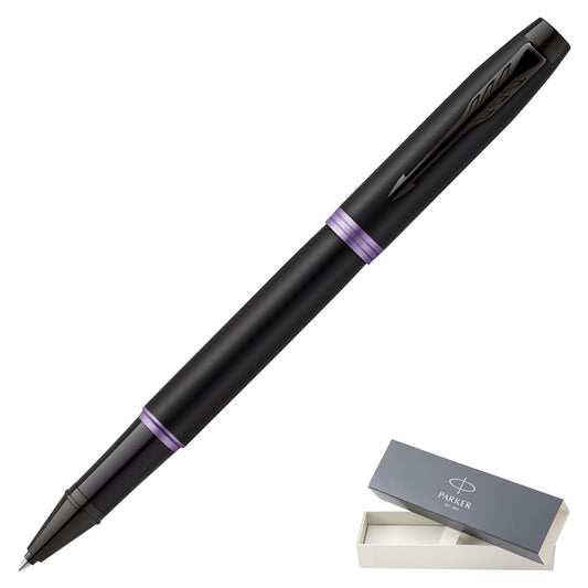 Parker IM Amethyst Purple Ring Rollerball Pen