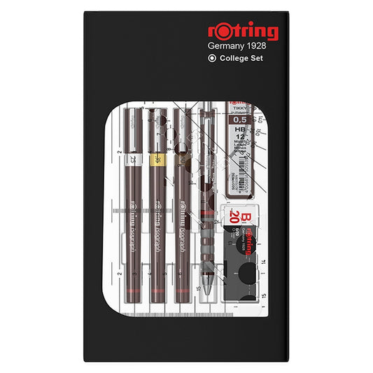 Rotring Isograph Technical Drawing Pen College Set