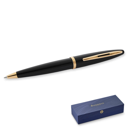 Waterman Carène Black Gold Trim Ballpoint Pen